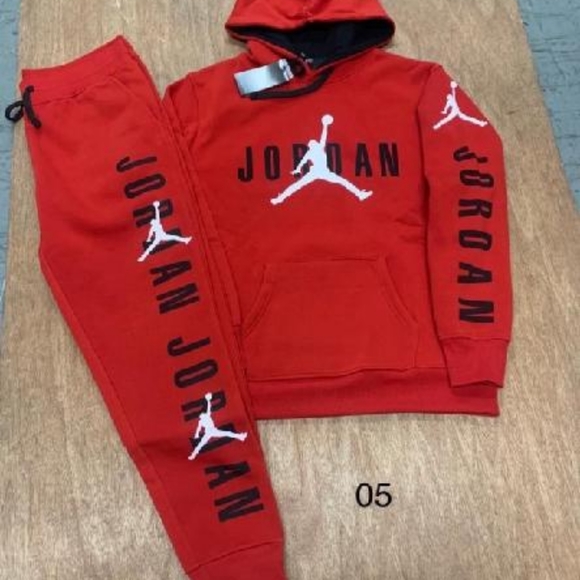 Jordan Pants Jordan Hoodie Sweatsuit Red And Black Poshmark